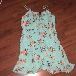 Dress with floral pattern